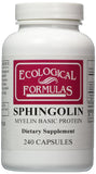 Ecological Formulas Sphingolin frasco frontal con 240 cápsulas, presentación y cantidad visible