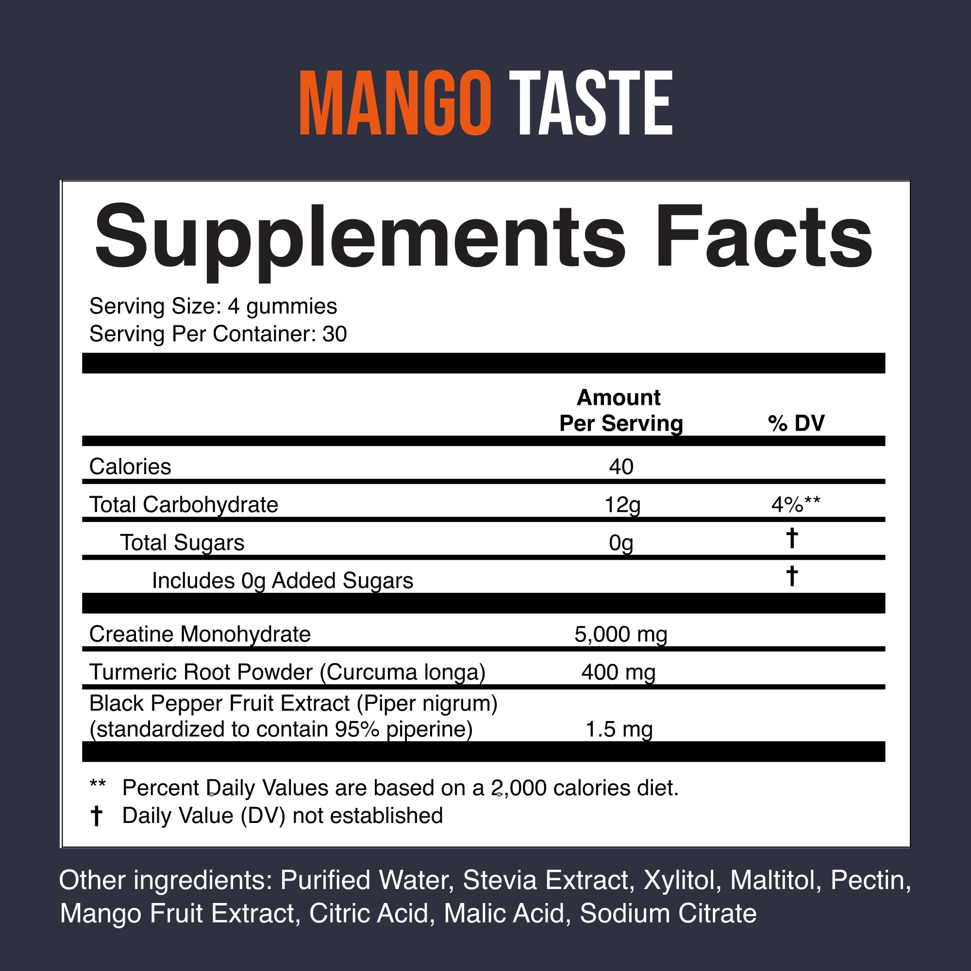 ECOWISE VITAMINS textura de las gomitas mango para ver apariencia y facilidad de masticar
