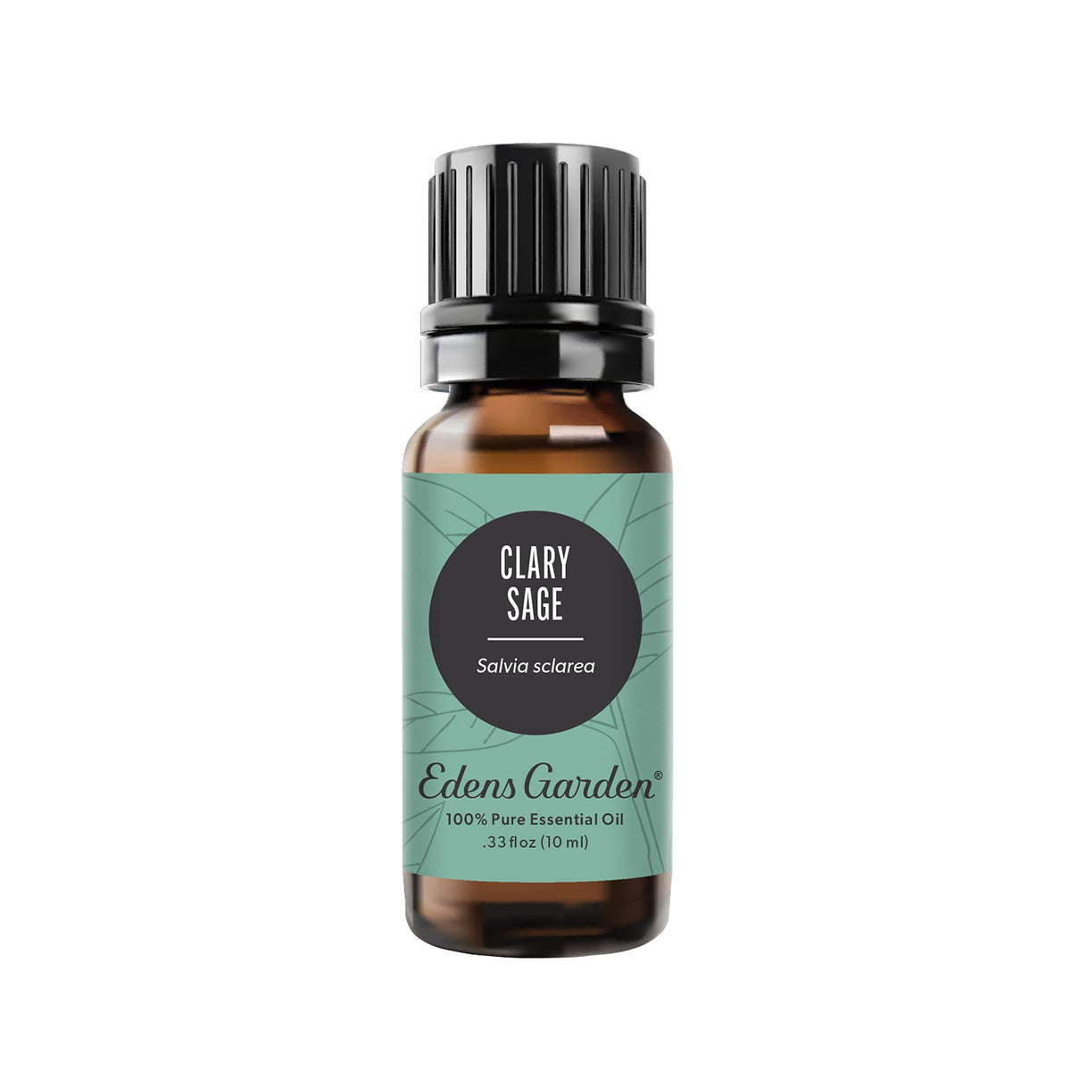 Edens Garden botella frontal mostrando aceite y beneficio relajante