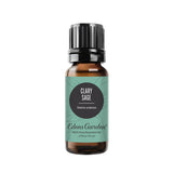 Edens Garden botella frontal mostrando aceite y beneficio relajante
