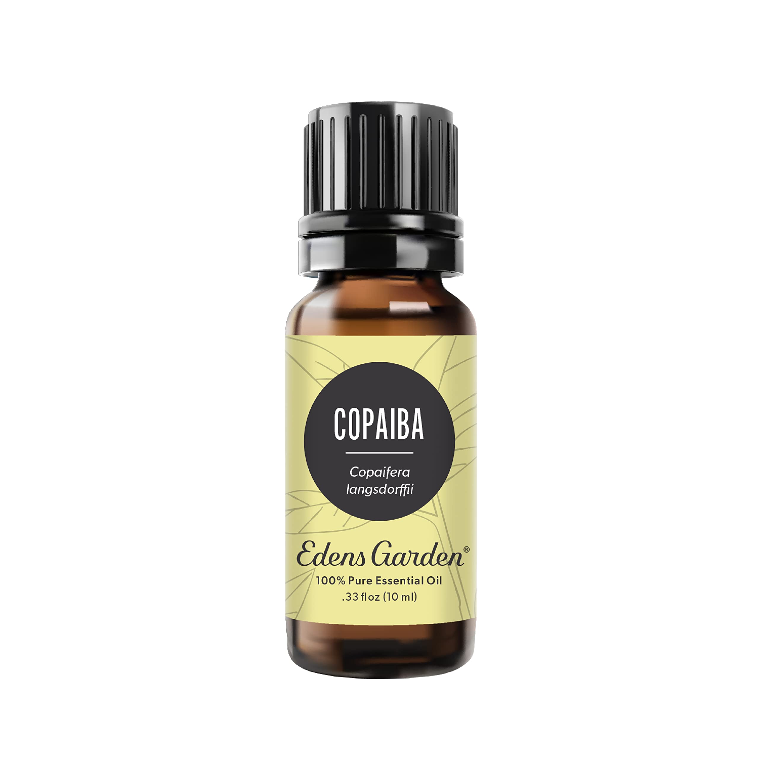 Edens Garden copaiba vista frontal botella pequeña, presentación práctica
