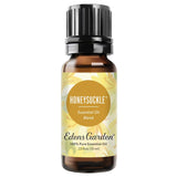 Edens Garden botella frontal mostrando aroma honeysuckle y presentación elegante