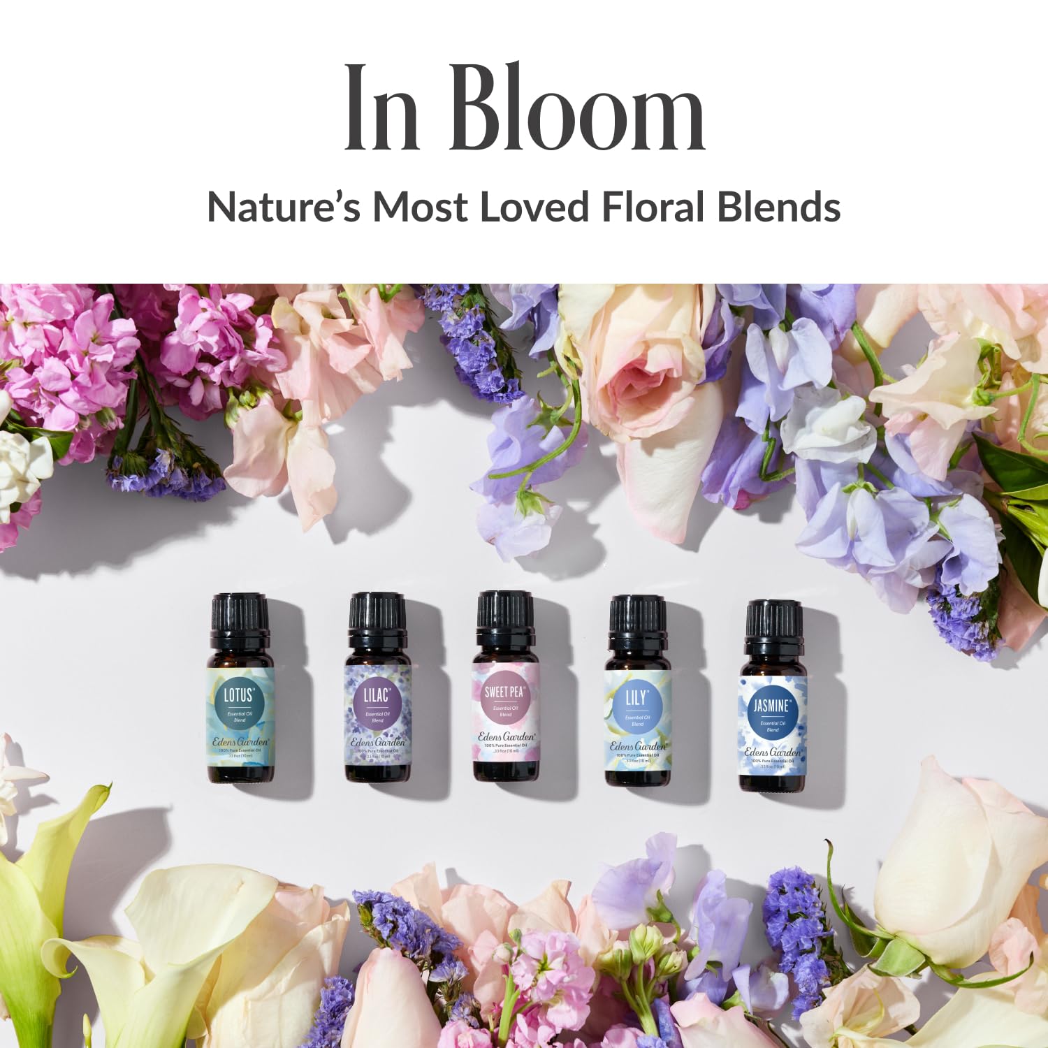 Edens Garden aceite en difusor encendido, ambiente floral acogedor
