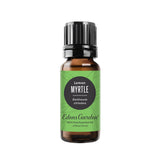 Edens Garden botella frontal mostrando aceite Myrtle-Lemon para aroma fresco