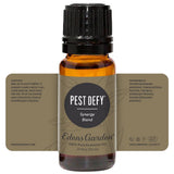 Frasco Edens Garden Pest Defy junto a su empaque atractivo