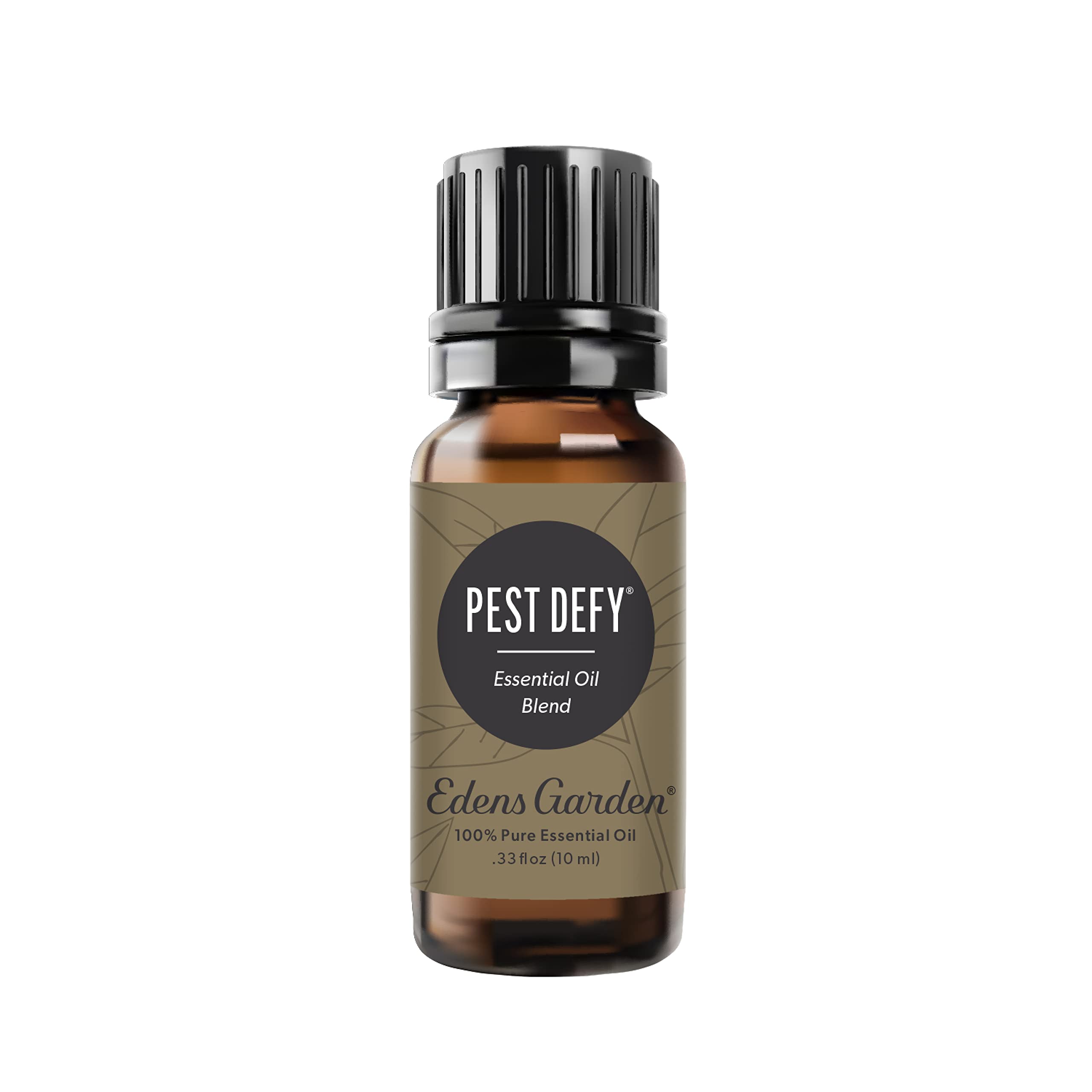Edens Garden frasco frontal mostrando etiqueta clara y tamaño 10 ml