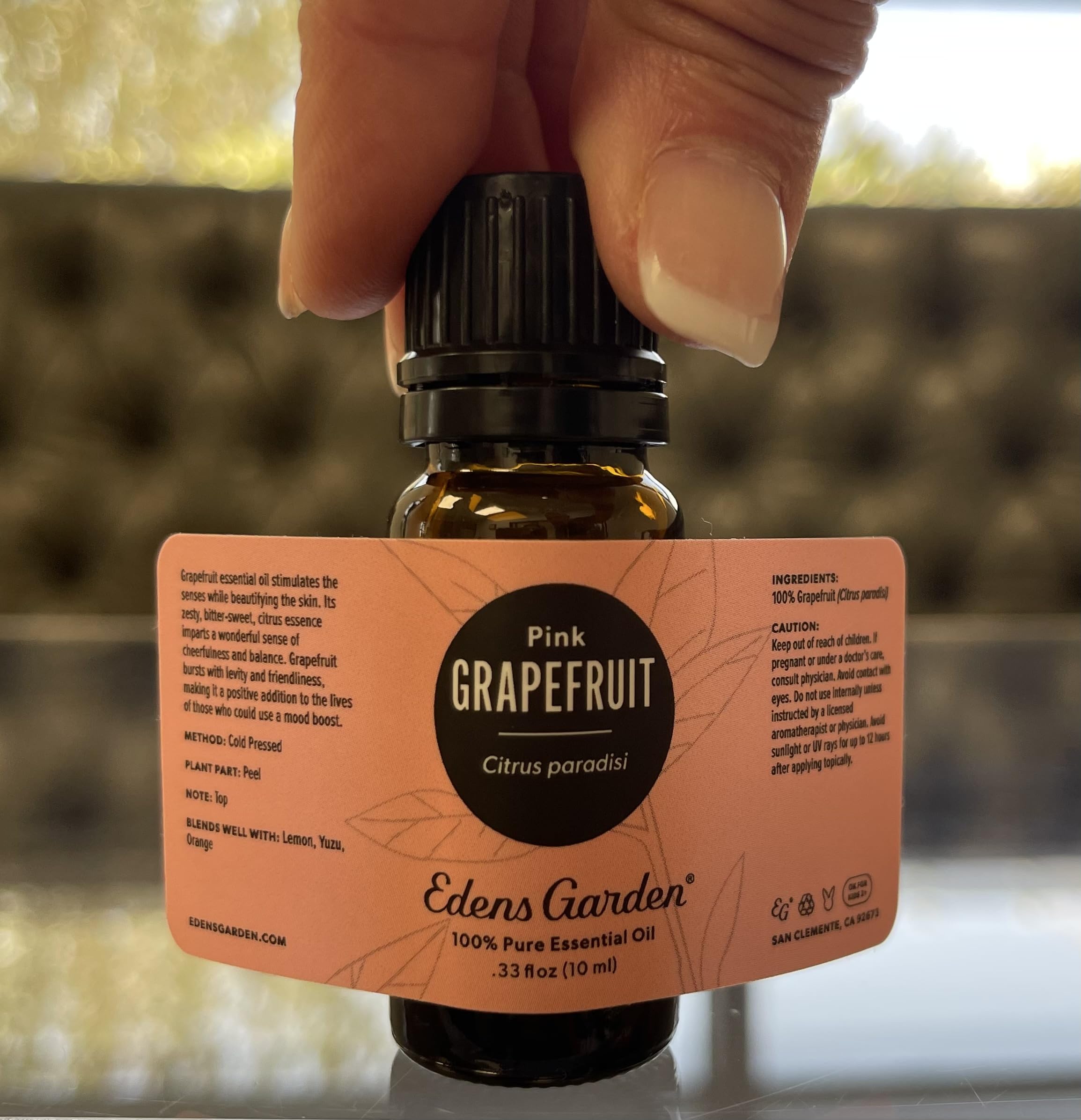 Edens Garden aceite usado en ciclo de lavandería para aroma limpio