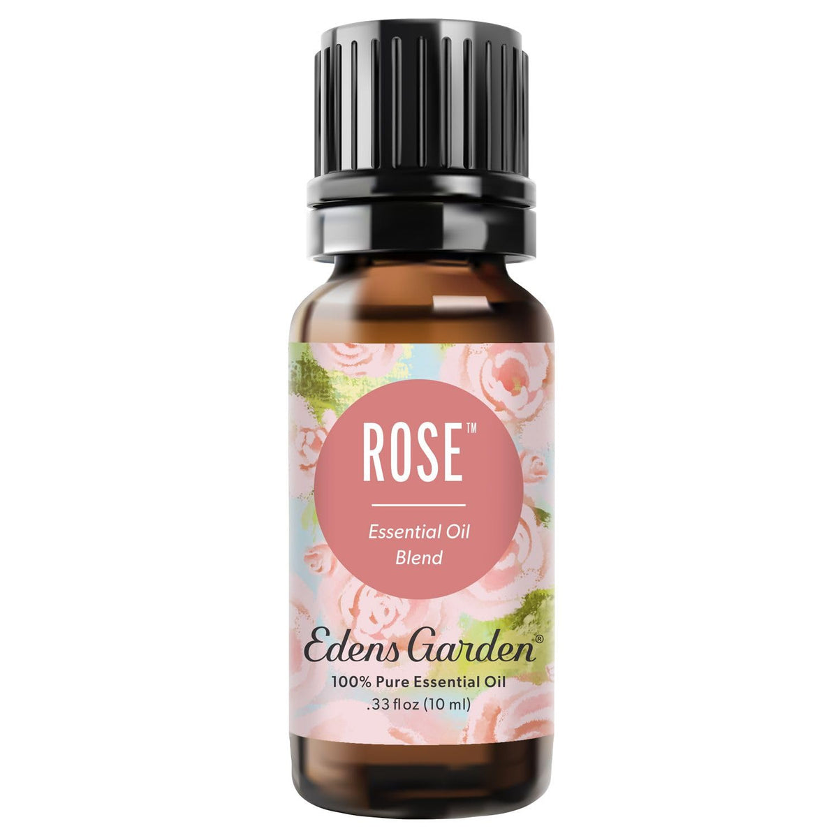 Edens Garden frasco frontal mostrando diseño y tamaño, ideal para aromaterapia