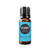 Edens Garden frasco frente mostrando etiqueta y beneficios aromáticos