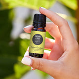 Edens Garden etiqueta en detalle con ingredientes y calidad premium