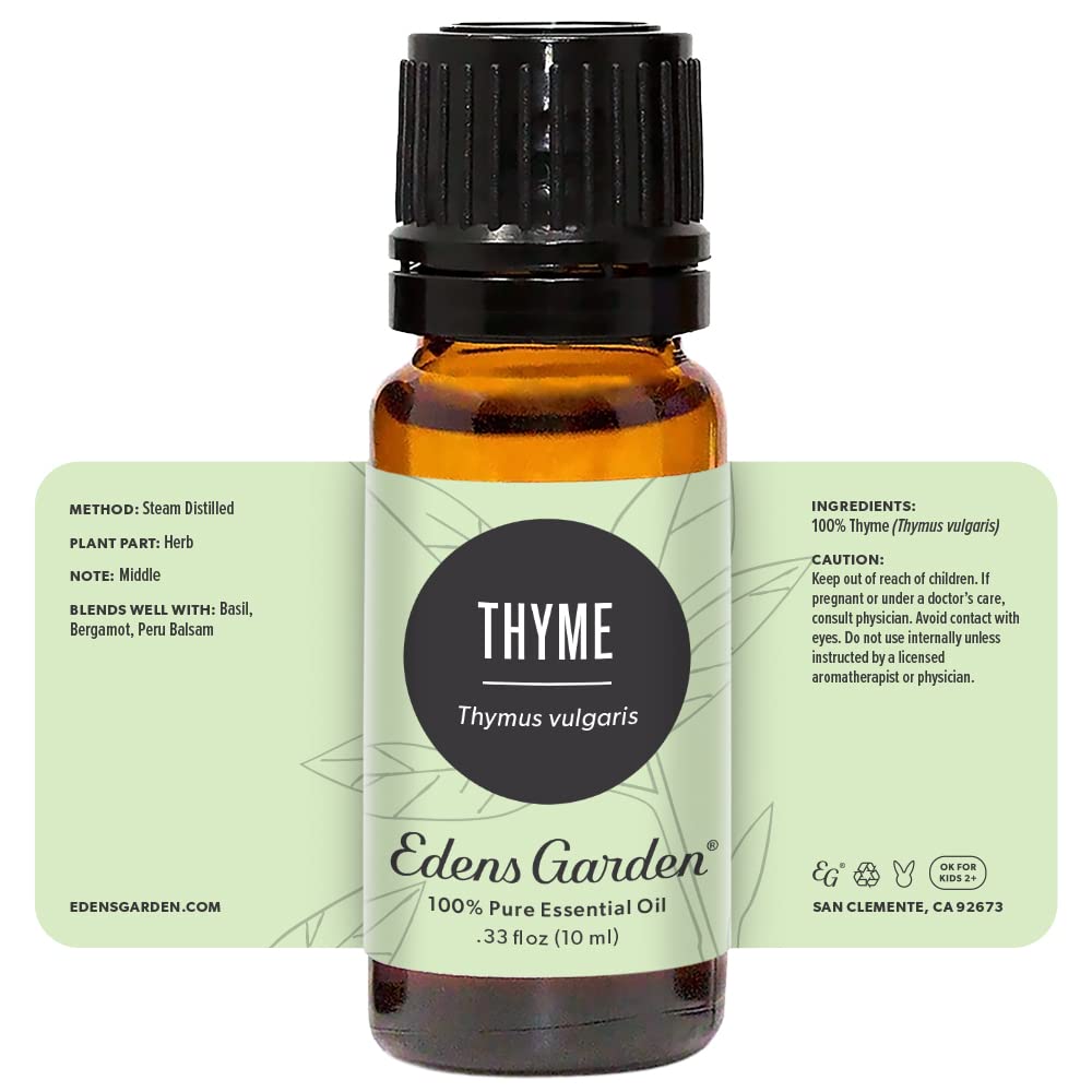 Edens Garden aceite de tomillo usado en cocina para aroma fresco casero