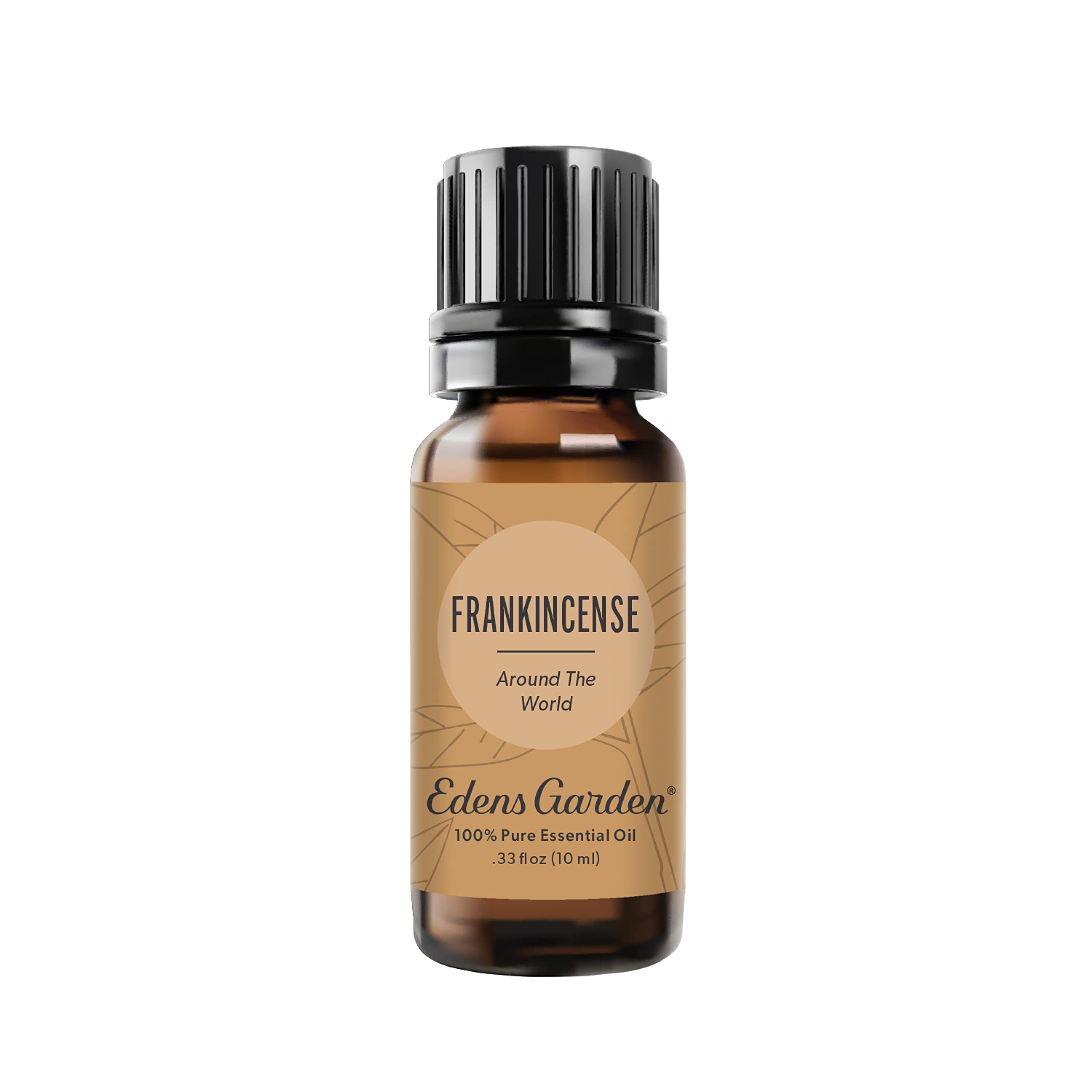 Edens Garden frasco frontal mostrando etiquetado y tamaño 10 ml, beneficio claridad de información