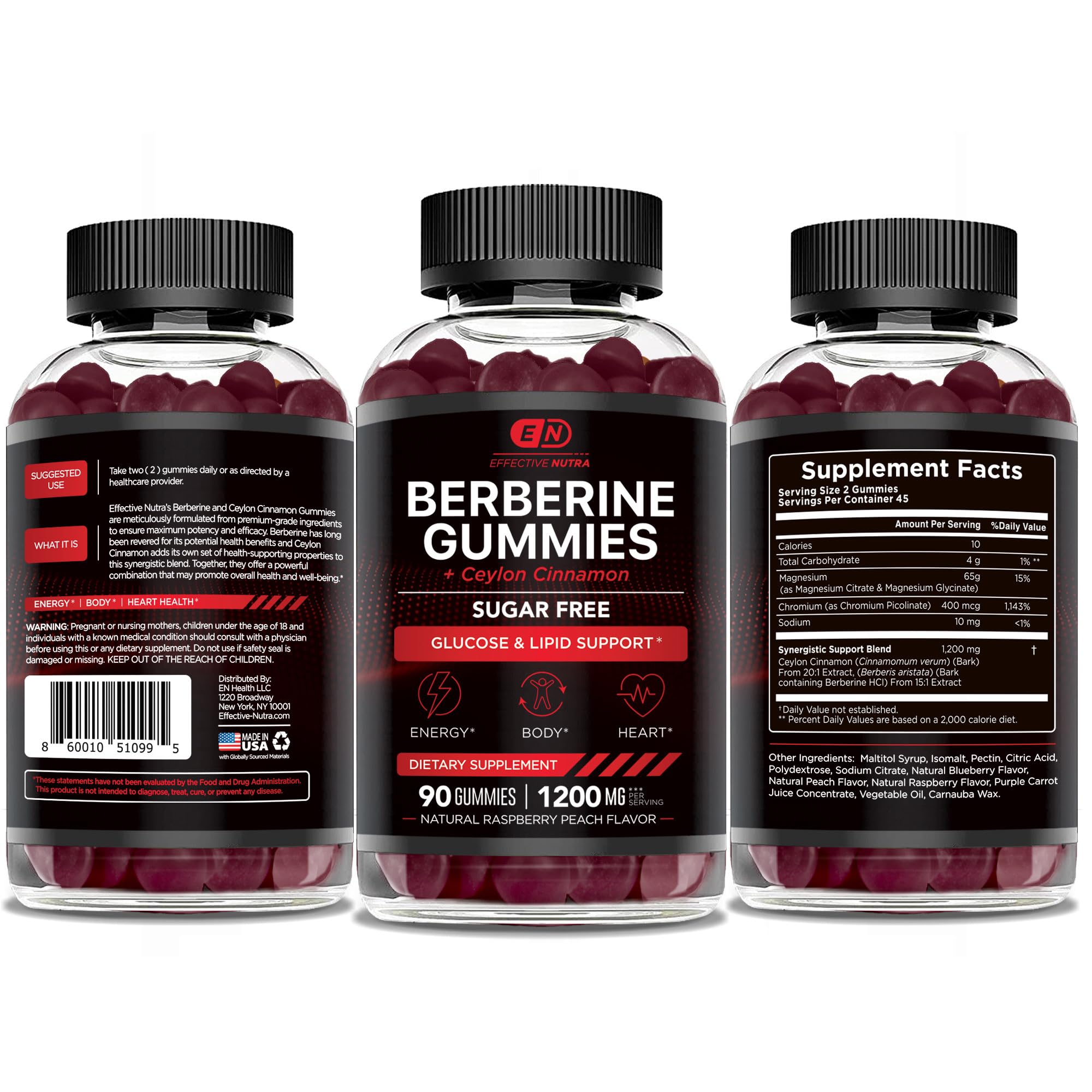 Effective Nutra gominolas junto a desayuno para apoyar rutina matinal