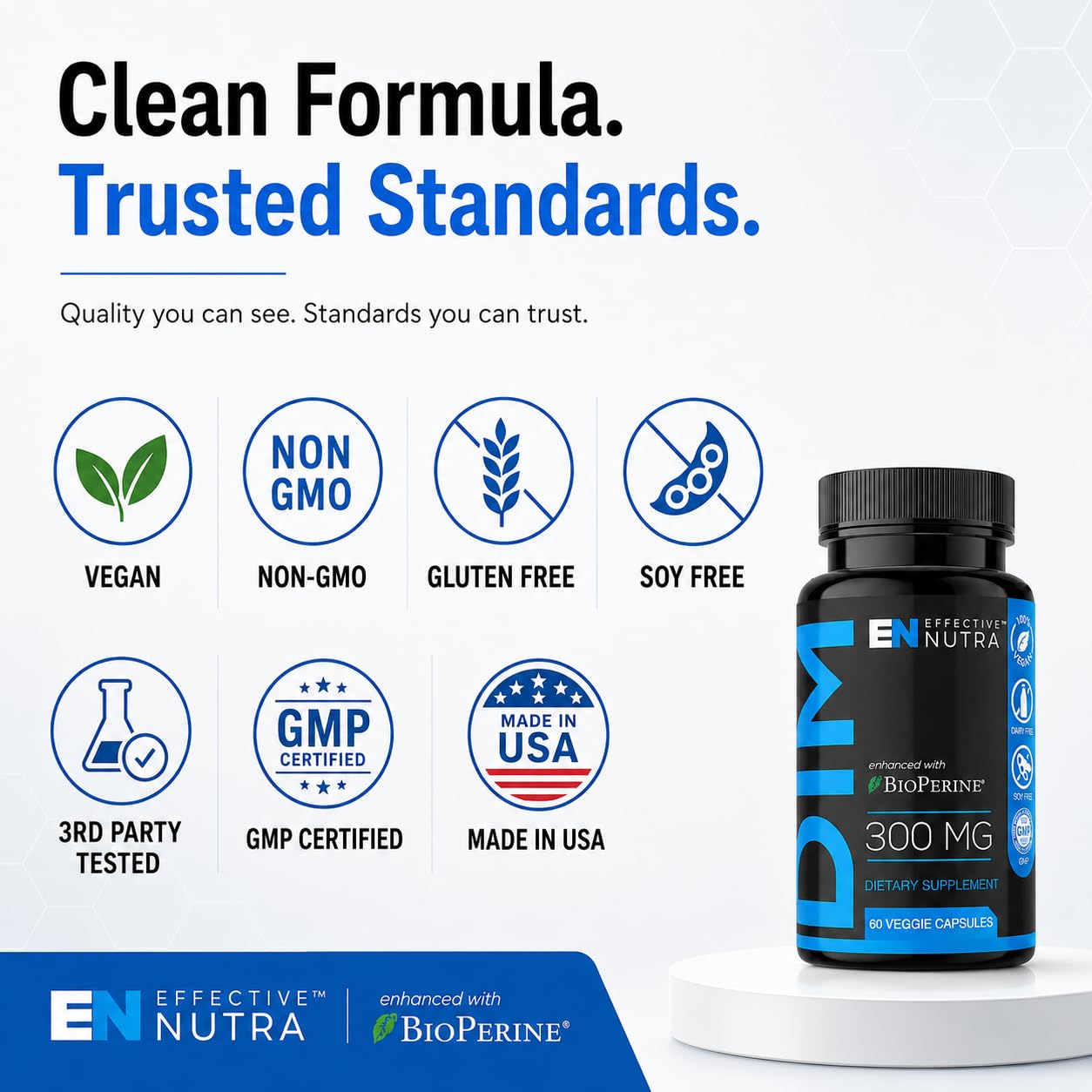 Effective Nutra — persona activa mostrando apoyo al balance hormonal y energía