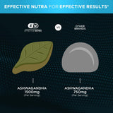 Frasco Effective Nutra abierto con gomitas visibles, formato práctico y discreto
