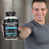 Detalle de ingredientes en la etiqueta Effective Nutra mostrando ashwagandha estandarizada