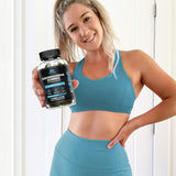 Effective Nutra primer plano de la textura de la gominola, fácil de masticar