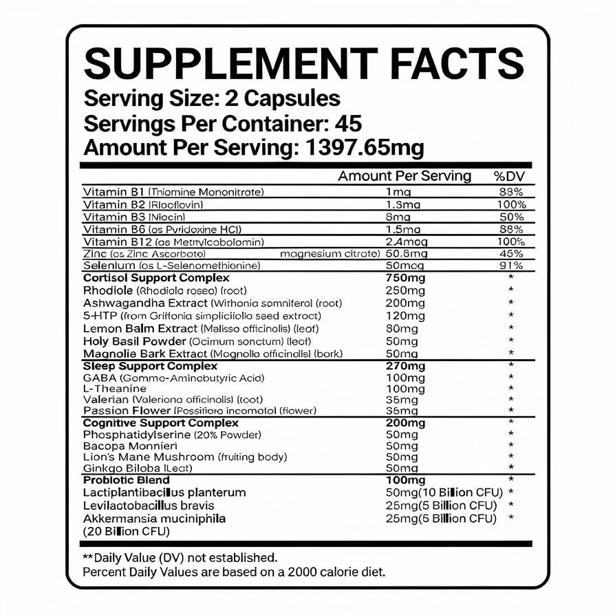 Etiqueta Efioist con tabla nutricional y lista de ingredientes clara