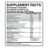 Etiqueta Efioist con tabla nutricional y lista de ingredientes clara
