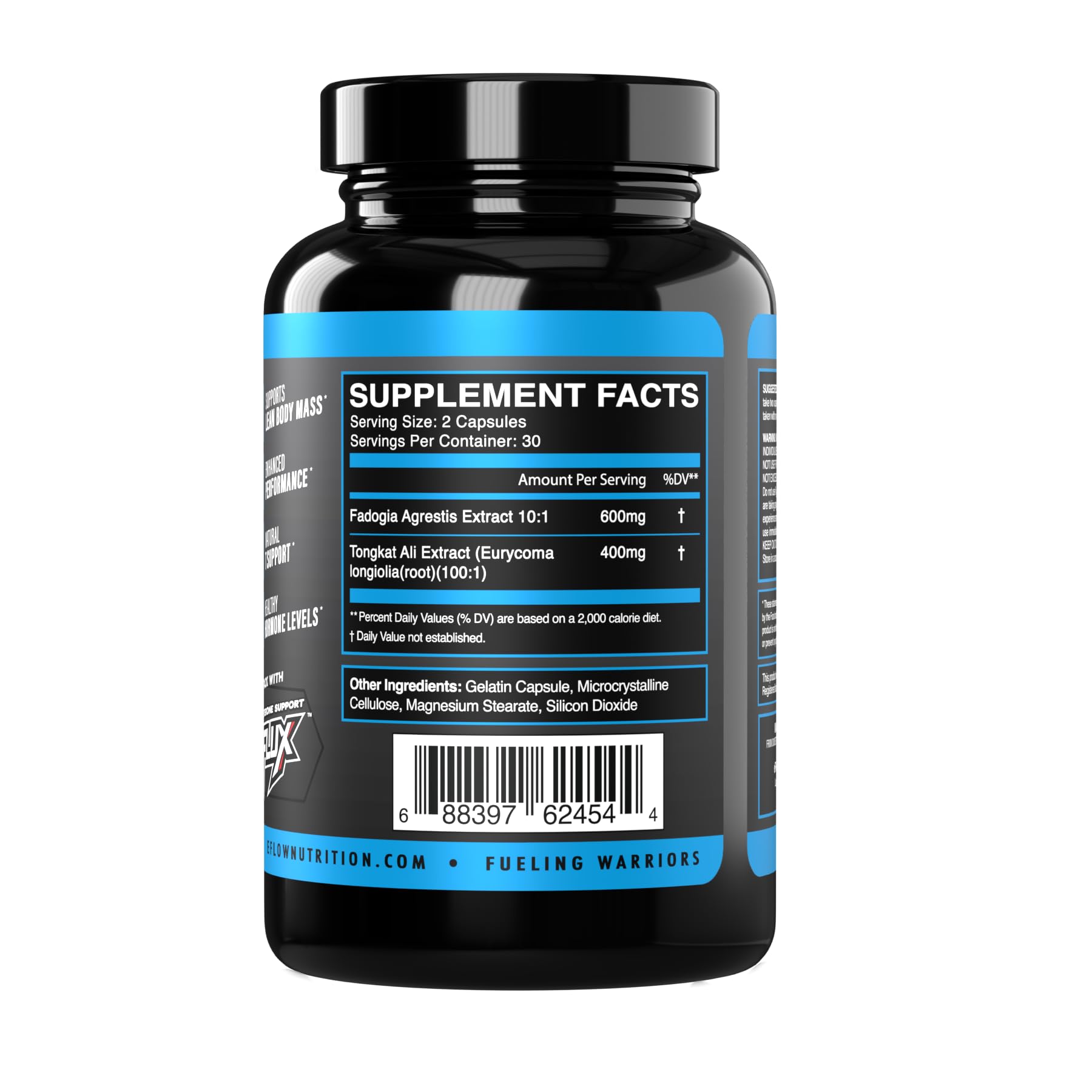 eFlow Nutrition suplemento en contexto de gimnasio antes de entrenar