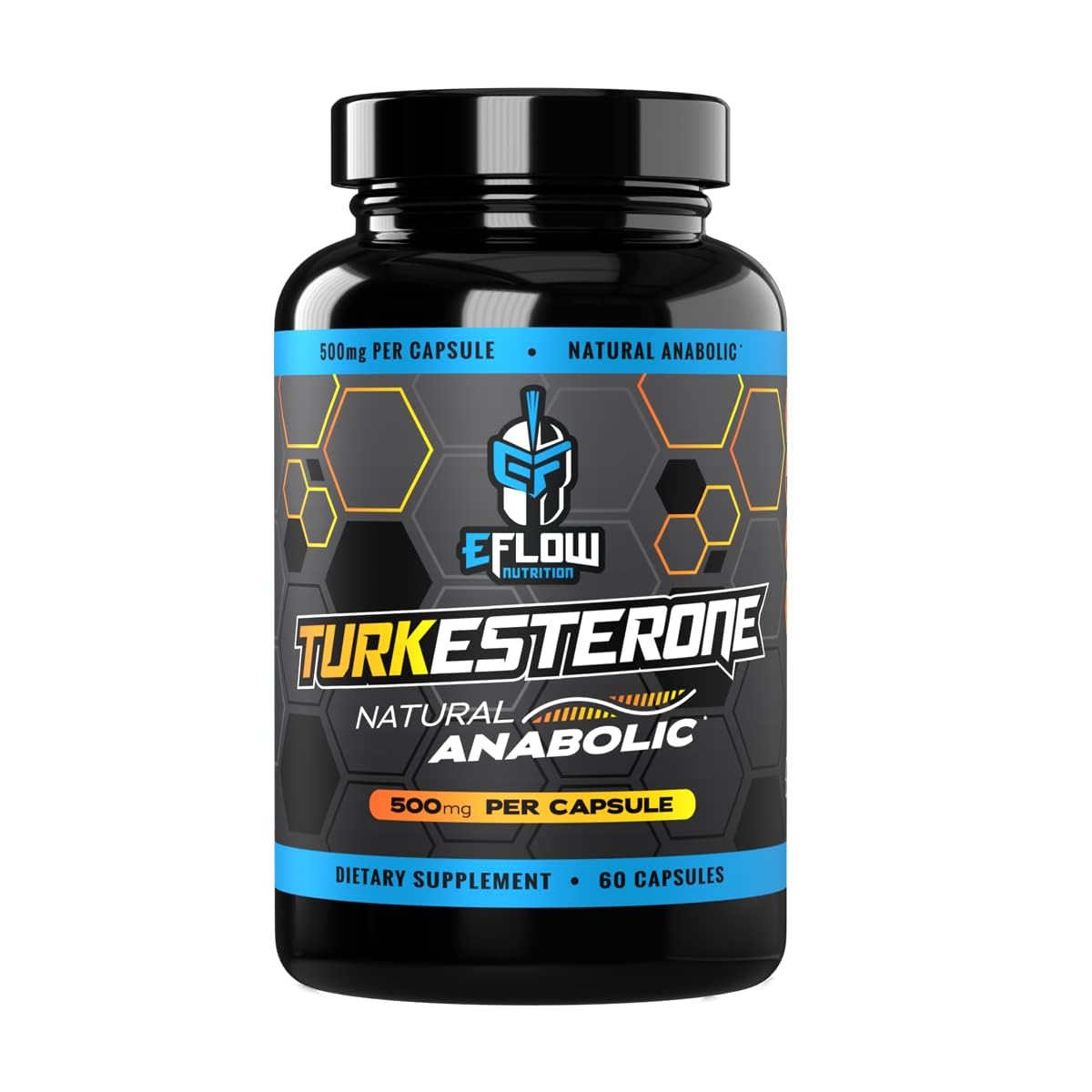 eFlow Nutrition frasco frontal mostrando etiqueta clara y beneficios