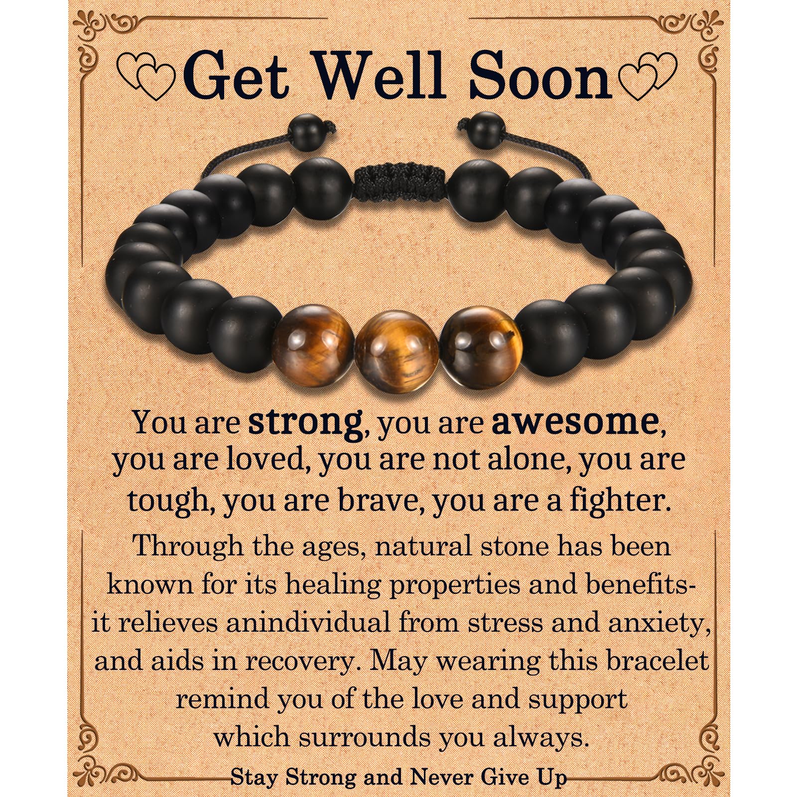 EFVISD pulsera en caja lista para regalar mostrando apoyo emocional
