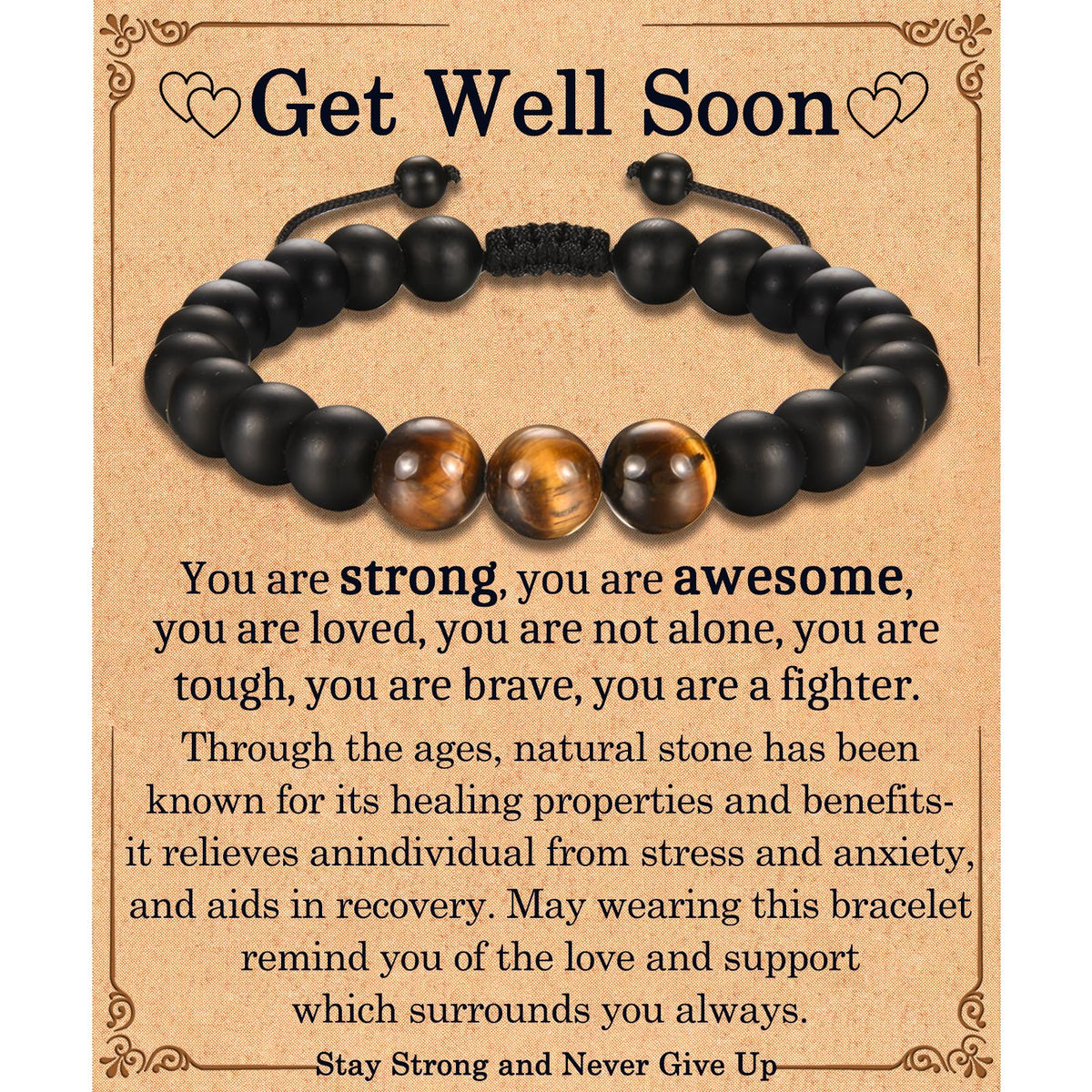 EFVISD pulsera en caja lista para regalar mostrando apoyo emocional