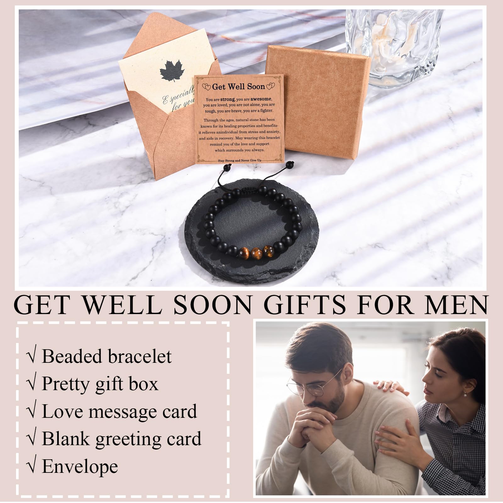 EFVISD set regalo con tarjeta personalizado para recuperación