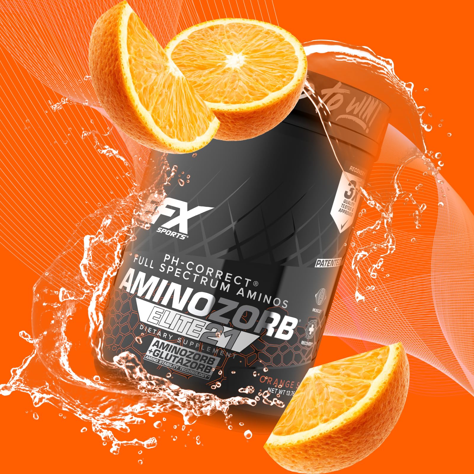 EFX Sports deportista en gimnasio usando Aminozorb para energía y resistencia