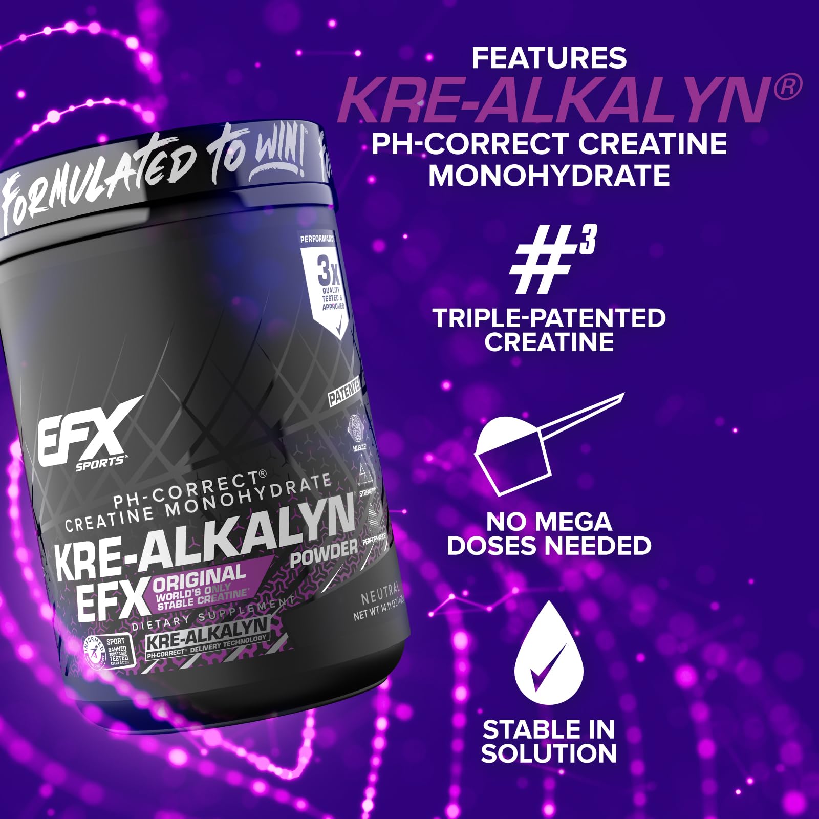 EFX Sports cuchara dosificadora con polvo, ayuda a medir 1.5–3 g de forma precisa