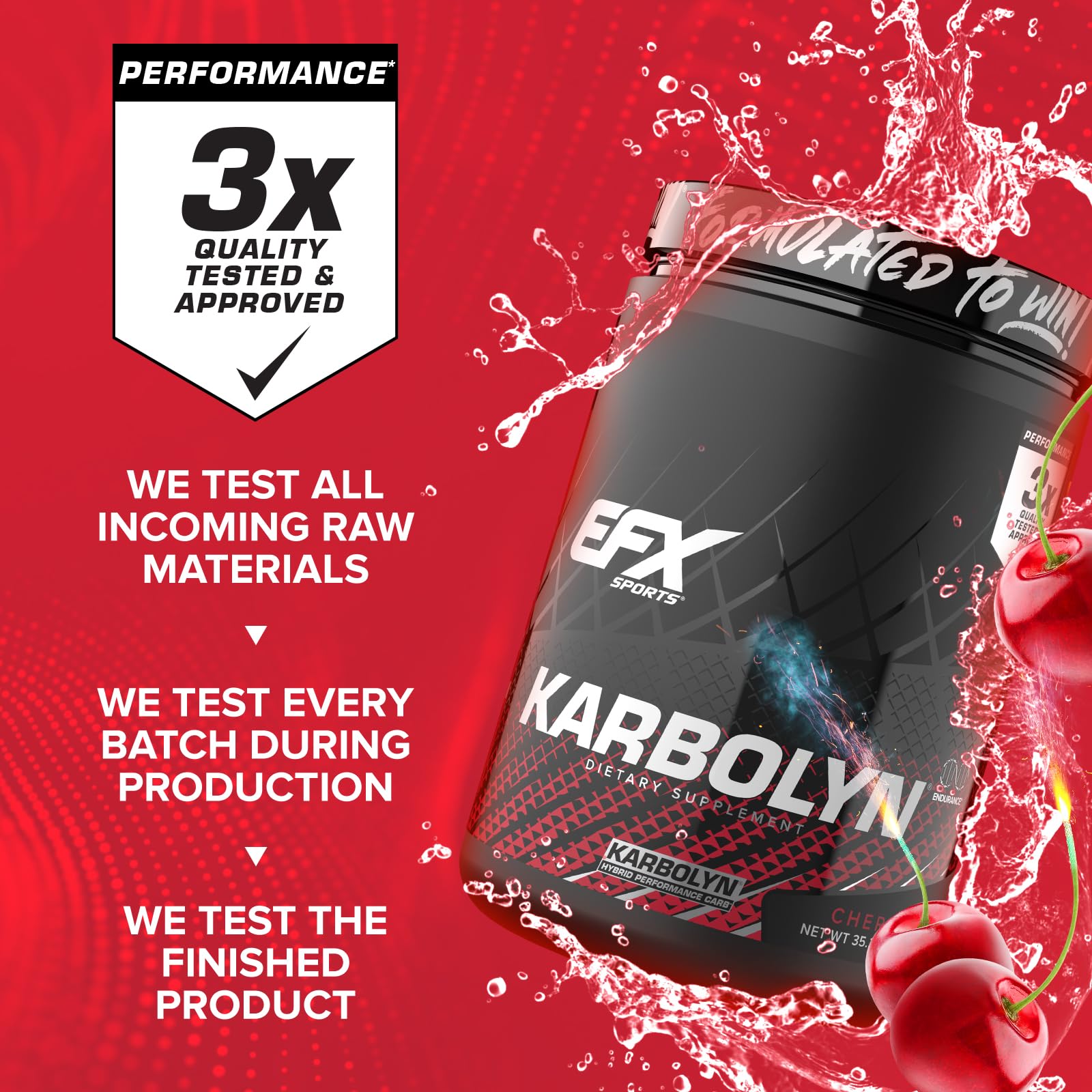 EFX Sports etiqueta con sello Informed-Sport que garantiza calidad segura