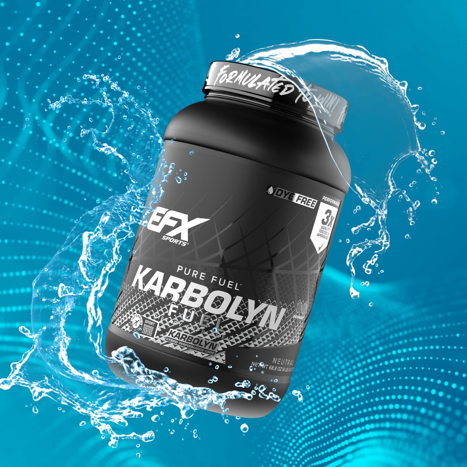 Detalle de ingredientes Karbolyn EFX mostrando origen vegetal