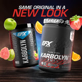 EFX Sports polvo de Karbolyn en primer plano mostrando textura fina