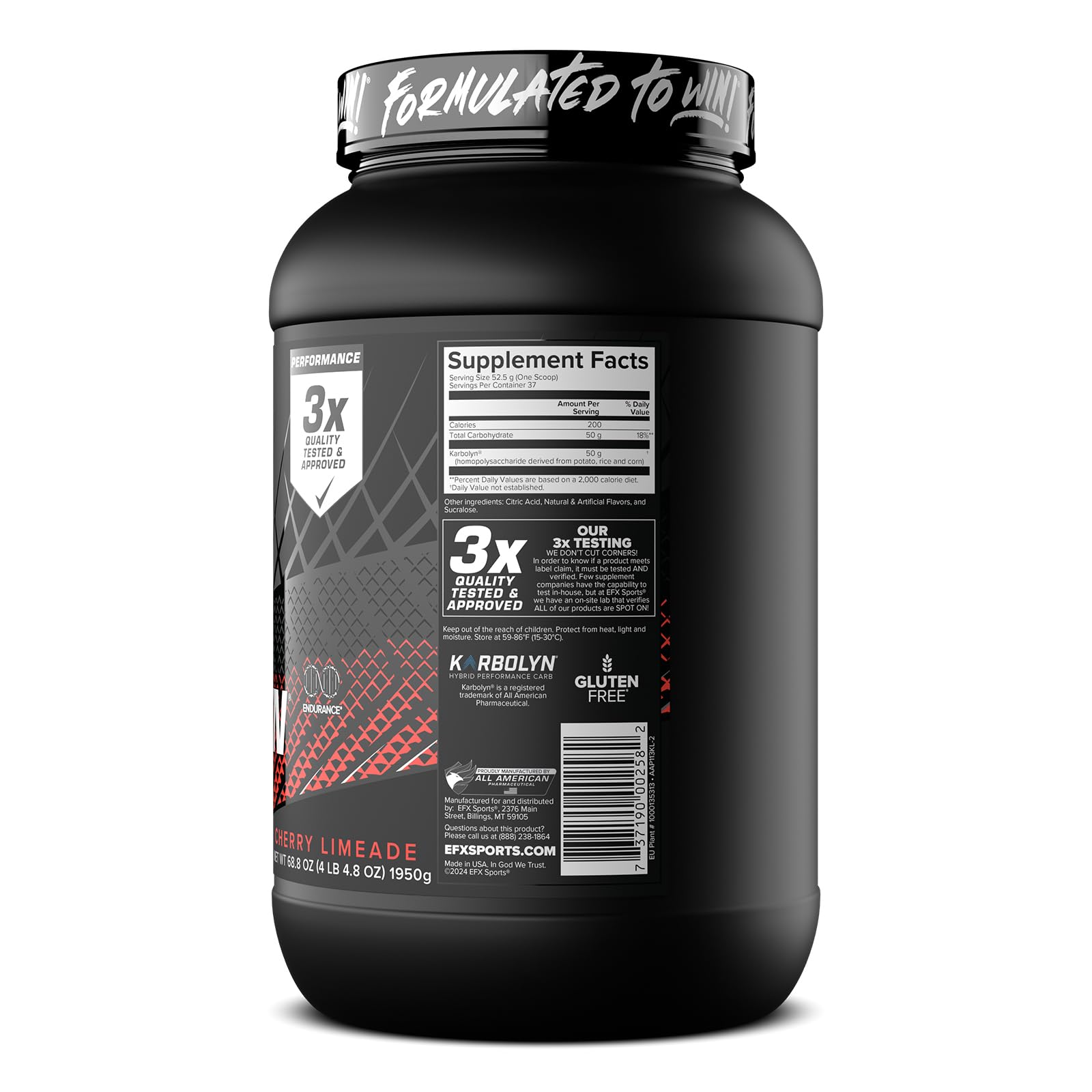 EFX Sports Karbolyn emplatado en contexto activo, ideal para atletas y recuperación