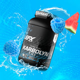Polvo y color del sabor Blue Razz Watermelon de EFX Sports para apetito