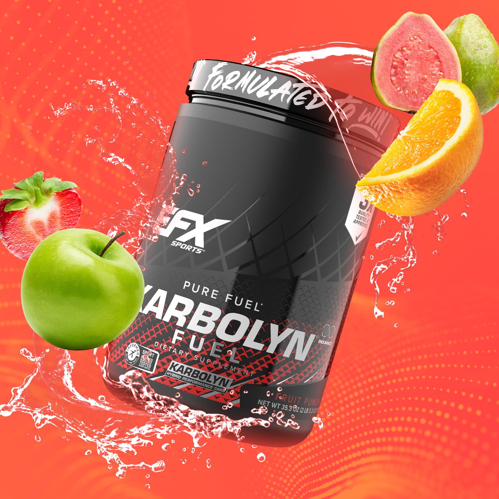EFX Sports uso de Karbolyn en gimnasio para energía sostenida en series