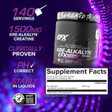 EFX Sports cucharada con porción de creatina, dosificación precisa y práctica