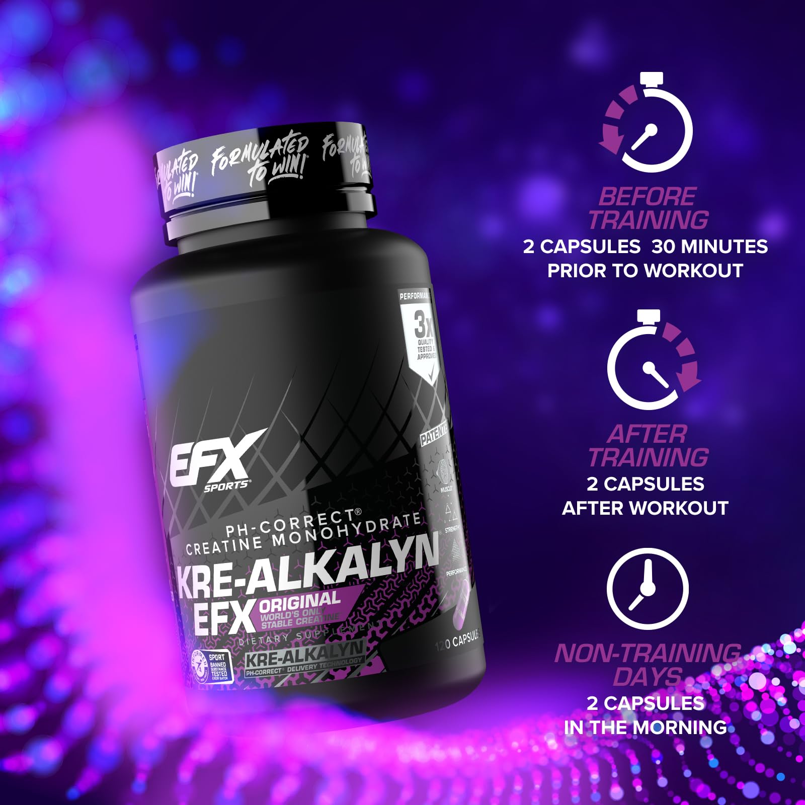 EFX Sports sello de calidad y certificación que transmite confianza