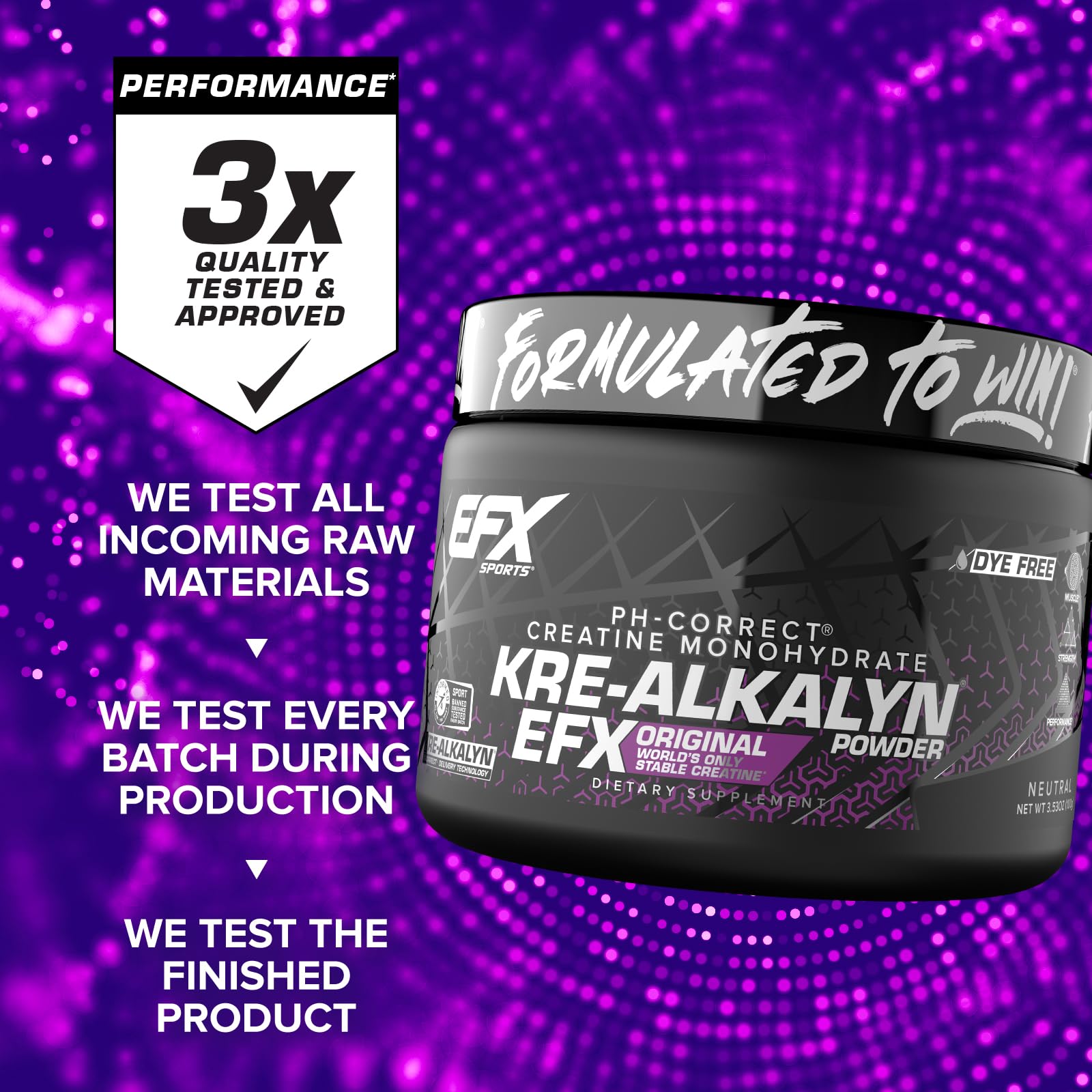EFX Sports deportista mezclando antes del entrenamiento para energía