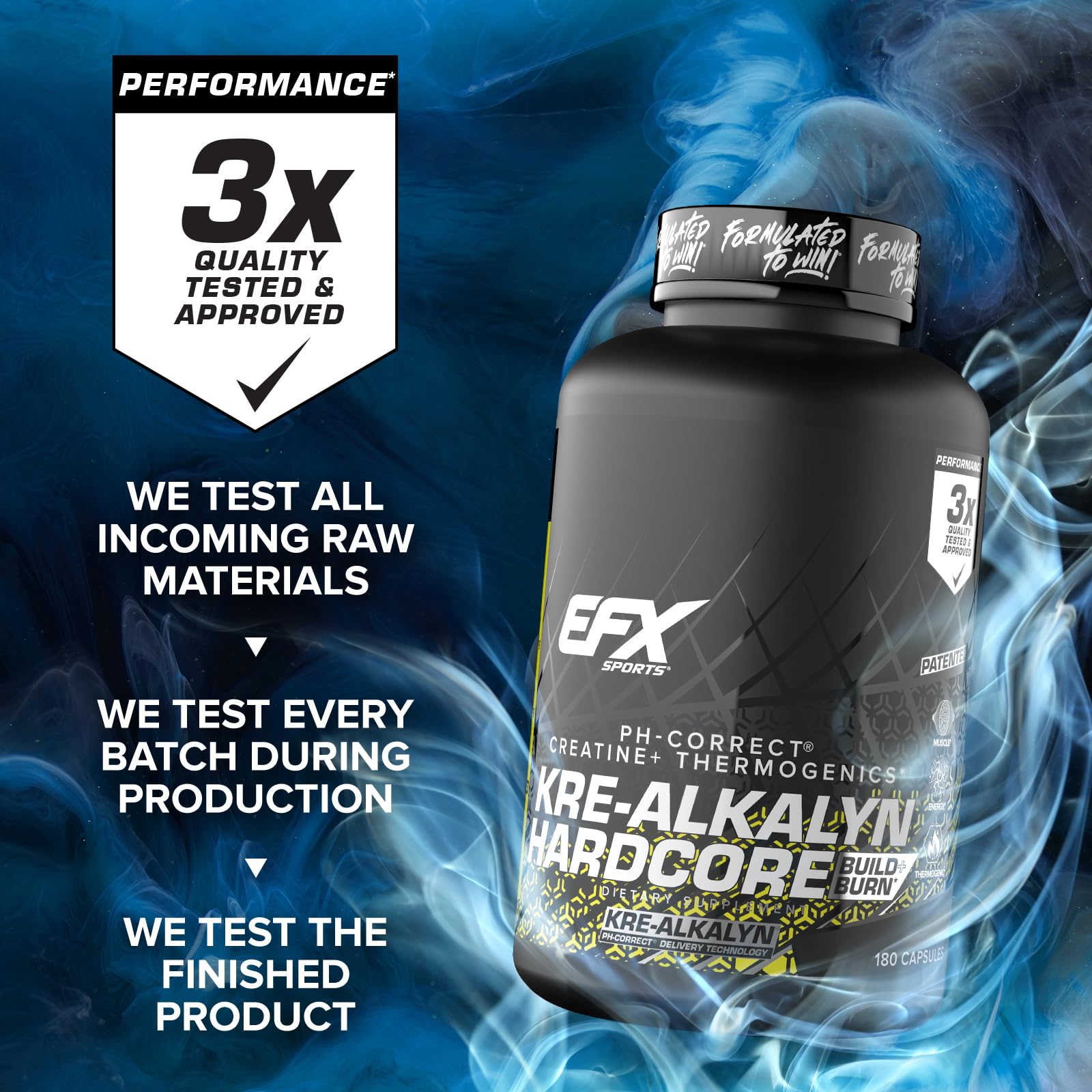 EFX Sports ingredientes: extractos de té y café verde beneficiosos