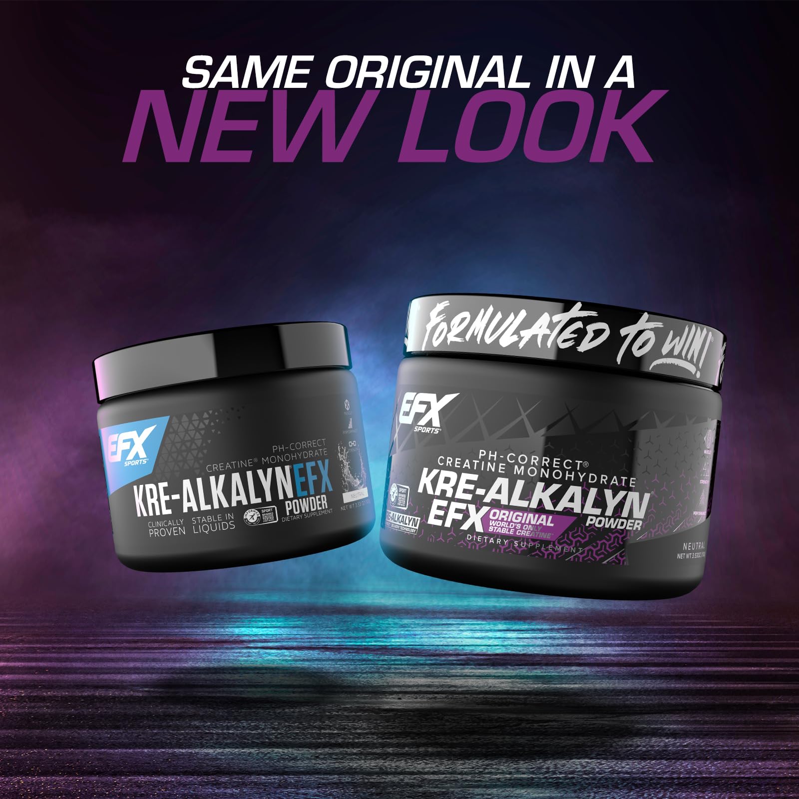 EFX Sports textura del polvo para mezclar, aspecto fino y puro