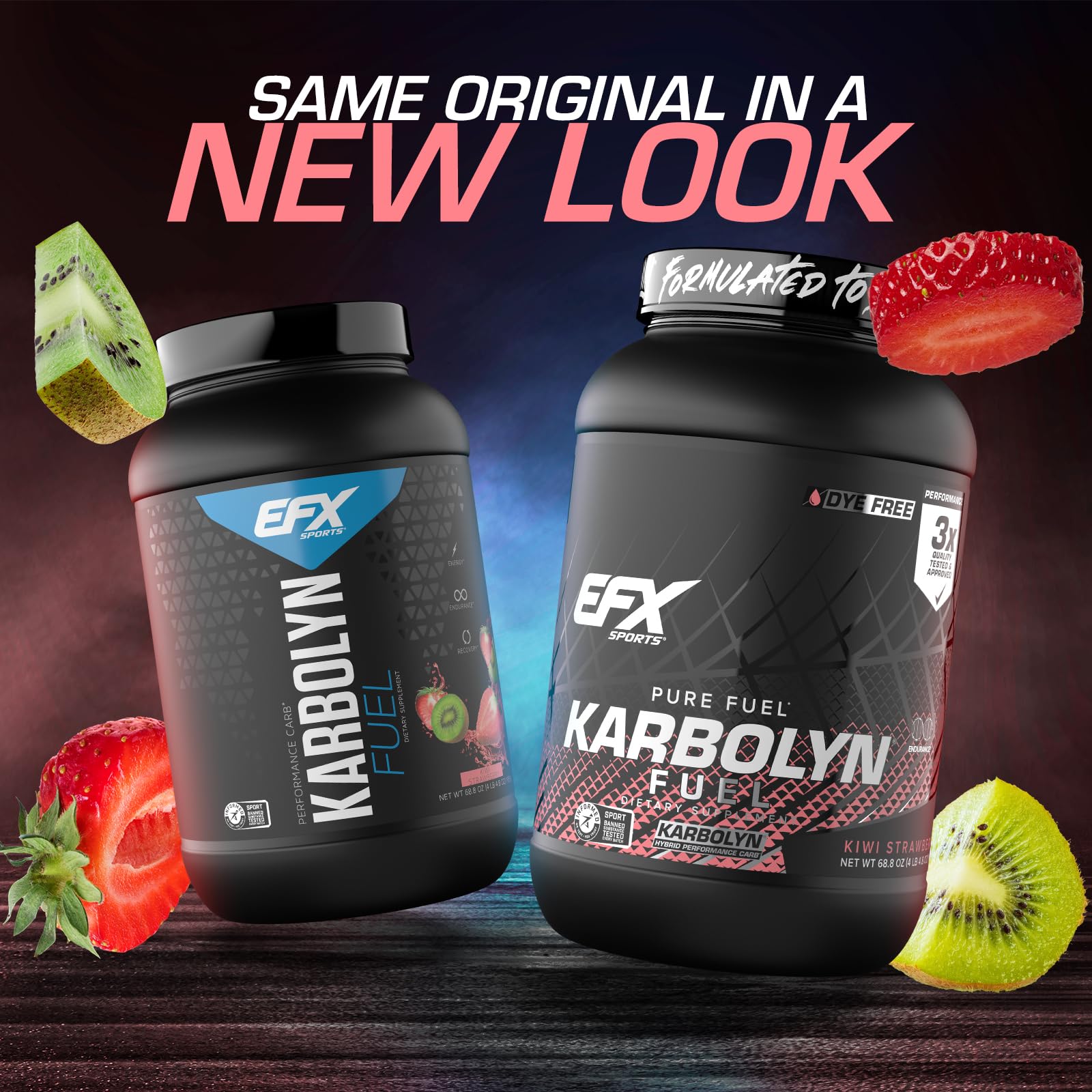 EFX Sports cucharada de Karbolyn mostrando textura fina y fácil disolución