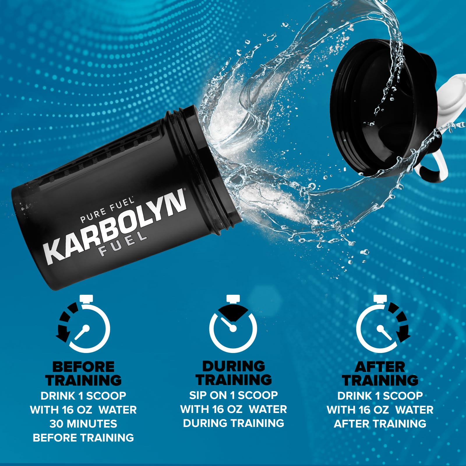 EFX Sports Karbolyn empaque lateral con información nutricional clara