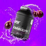 EFX Sports envase abierto con cucharador mostrando dosificación práctica