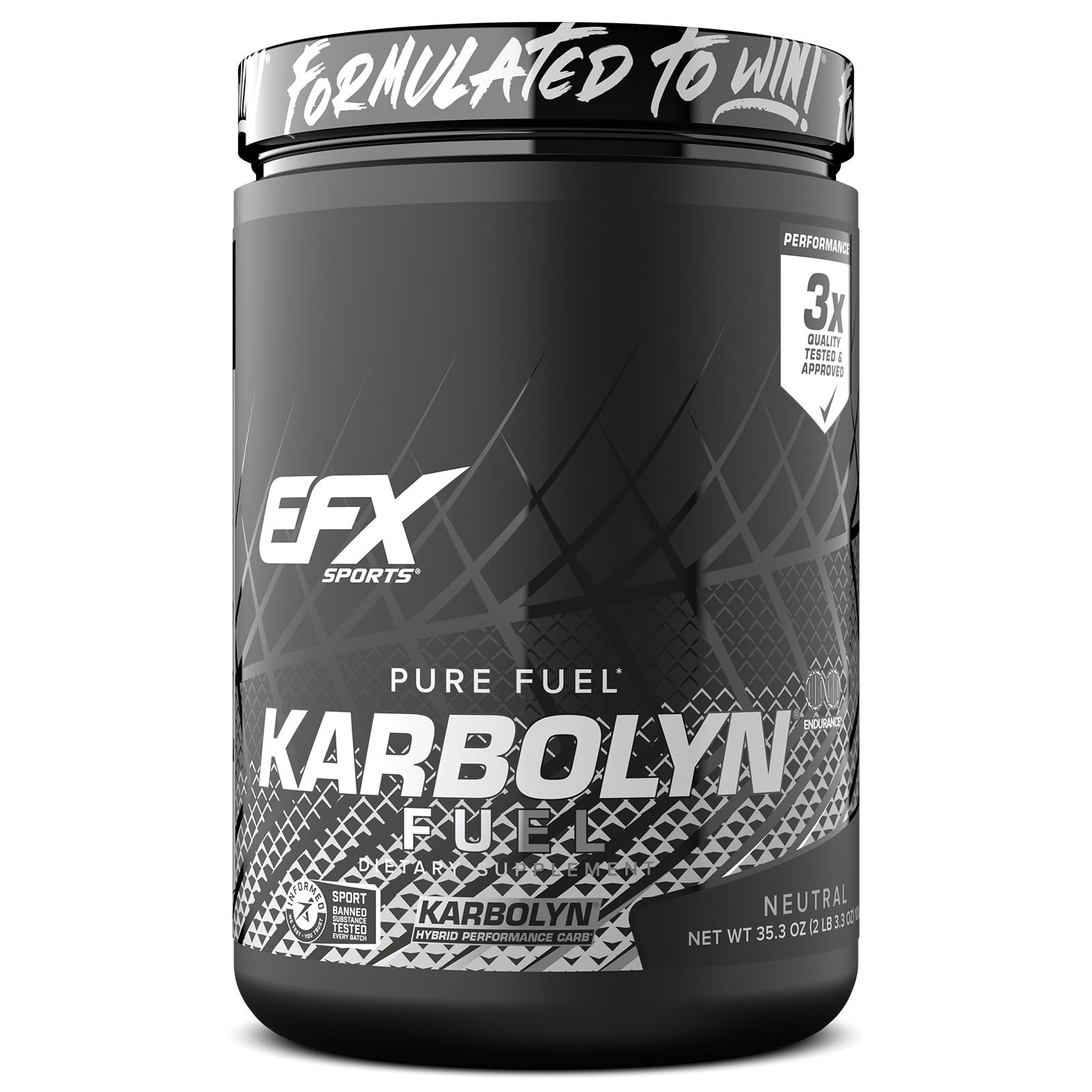 EFX Sports Karbolyn frente mostrando envase y beneficios