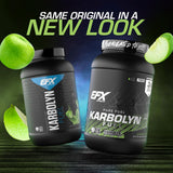 EFX Sports polvo Karbolyn textura fina y mezcla fácil para energía