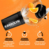 EFX Sports botella de bebida Karbolyn usada en entrenamiento para mantener intensidad