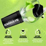 EFX Sports polvo sabor manzana verde vertiéndose, refrescante y ligero