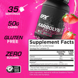 Cucharada de Karbolyn Fuel EFX Sports midiendo porción precisa y práctica
