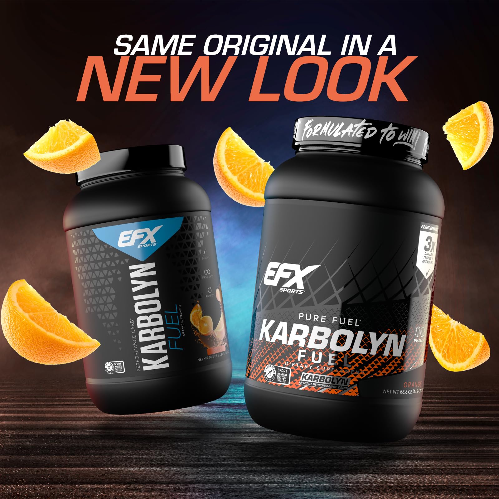 EFX Sports polvo Karbolyn textura detallada que facilita disolución rápida